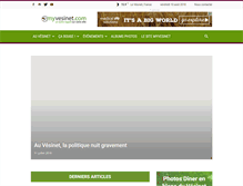 Tablet Screenshot of myvesinet.com